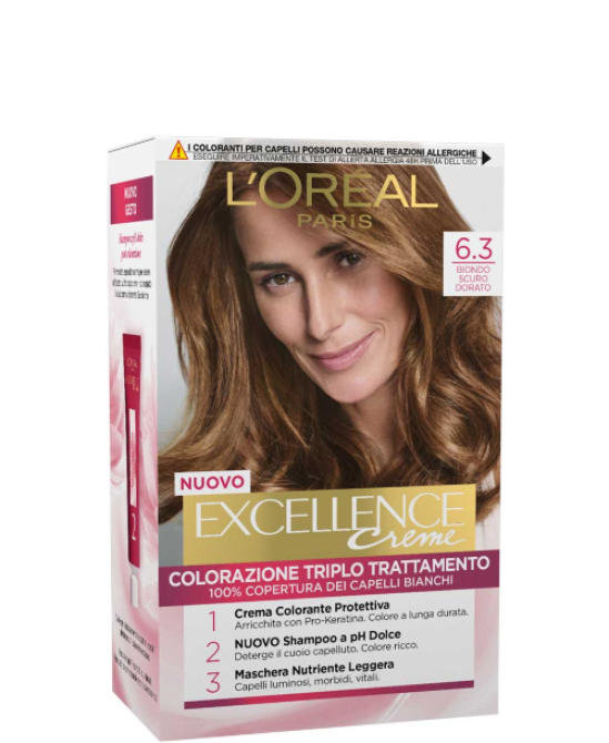 L'OREAL EXCELLENCE COLORAZIONE NR. 6,3 BIONDO SCURO DORATO