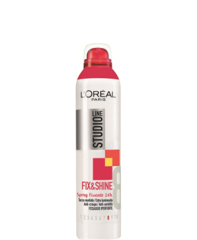 L'OREAL STUDIO LINE GAMMA BIANCA 250 ml FIX&SHINE SPRAY FISSANTE 24H FISSAGGIO IPERFORTE