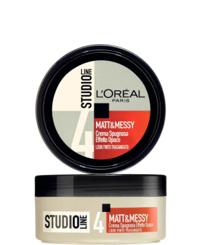 L'OREAL STUDIO LINE MAT&MESSY 150 ml CREMA SPUGNOSA