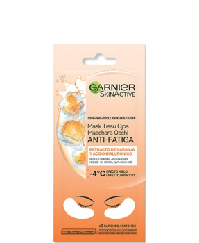 GARNIER SKIN ACTIVE MASCHERA OCCHI IN TESSUTO SUCCO DI ARANCIA & ACIDO IALURONICO