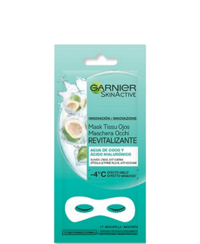 GARNIER SKIN ACTIVE MASCHERA OCCHI IN TESSUTO ACQUA DI COCCO & ACIDO IALURONICO