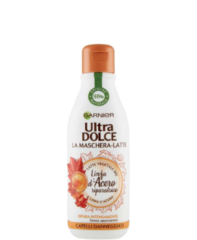 GARNIER ULTRA DOLCE LA MASCHERA LATTE 250 ml OLIO DI MANDORLE E LINFA D'ACERO - RIPARATRICE