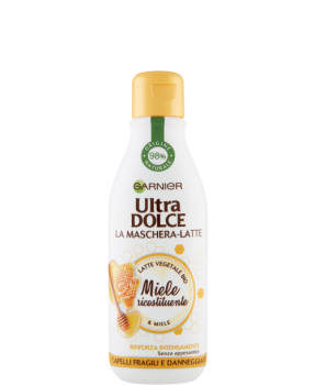 GARNIER ULTRA DOLCE LA MASCHERA LATTE 250 ml TESORI DI MIELE - RICOSTITUENTE