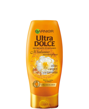 GARNIER ULTRA DOLCE BALSAMO 400 ml OLIO D'ARGAN E DI CAMELIA