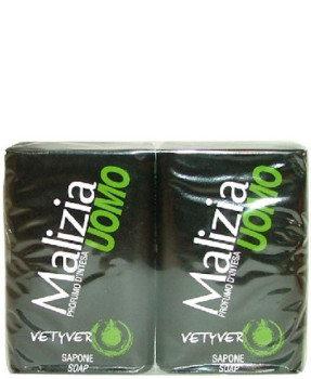 MALIZIA SAPONE SOLIDO 2 pz VETIVER
