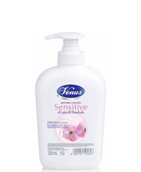 VENUS SAPONE LIQUIDO 300 ml SENSITIVE- AL LATTE DI MANDORLA