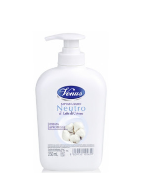 VENUS SAPONE LIQUIDO 300 ml NEUTRO- AL LATTE DI COTONE