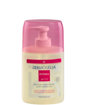 DERMOGELLA DETERGENTE INTIMO 250 ml INTIMA pH 5.5 CON POMPETTA