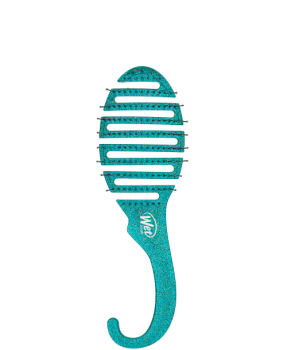 WET BRUSH SPAZZOLA SHOWER DETANGLER GREEN GLITTER