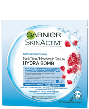 GARNIER HYDRABOMB MASCHERA IN TESSUTO PELLI DA DISSETARE 35 g