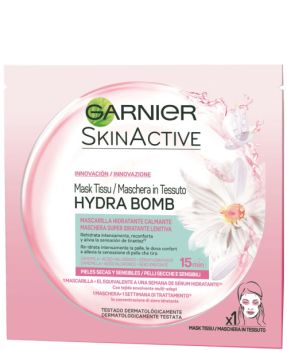 GARNIER HYDRABOMB MASCHERA IN TESSUTO PELLI SECCHE/SENSIBILI 35 g