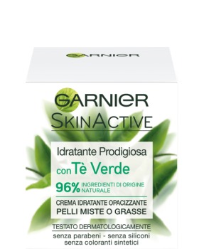 GARNIER IDRATANTE PRODIGIOSA 50 ml PELLI MISTE/GRASSE CON TE' VERDE