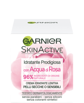 GARNIER IDRATANTE PRODIGIOSA 50 ml PELLI SECCHE/SENSIBILI CON ACQUA DI ROSE