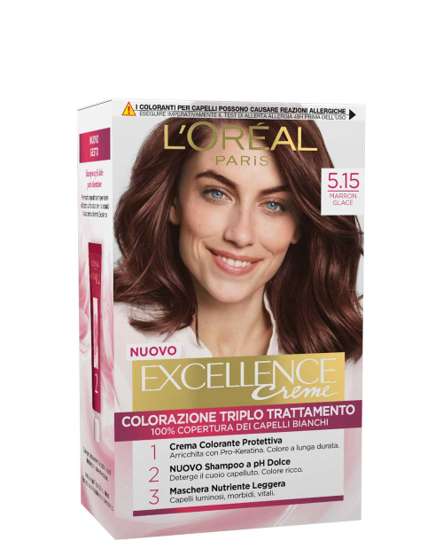 L'OREAL EXCELLENCE COLORAZIONE NR. 5,15 MARRON GLACE